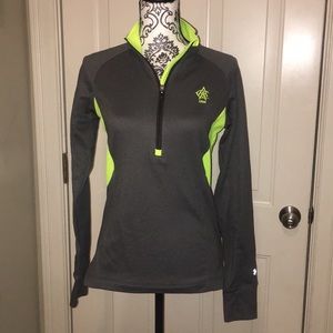 Women’s Under Armour Quarter-zip Top. AAC logo!